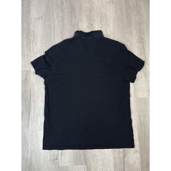 John Varvatos Polo Shirt Mens XXL Black Preppy Cotton Short Sleeve Casual T - Picture 5 of 5